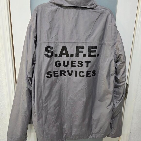 Super Bowl LIII Official Guest Services Jacket Men’s Large Gray Zip Up - Picture 2 of 15